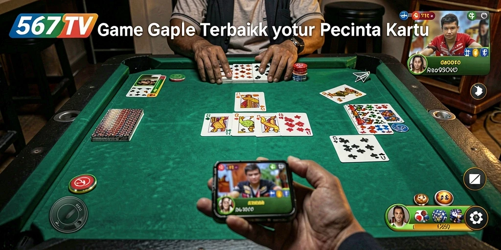 Screenshot gameplay Gaple yang menarik di 567TV.