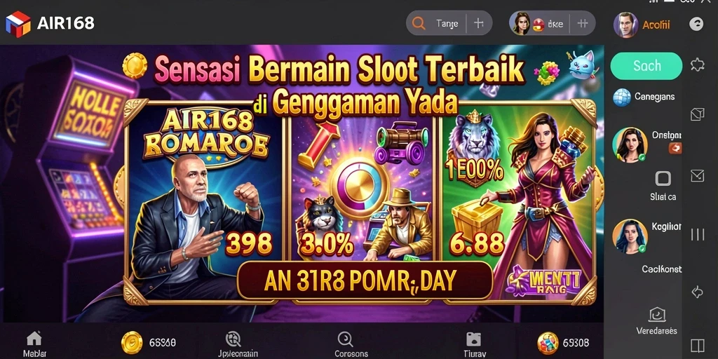 Screenshot menunjukkan pengalaman bermain Slot yang seru dan menarik.