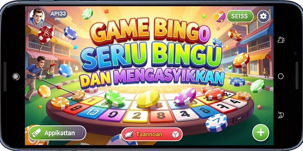 Screenshot gameplay API33 yang menunjukkan keseruan bermain Bingo.