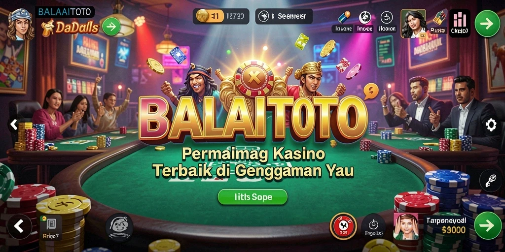 Tampilan menarik dari gameplay Kasino BALAITOTO yang seru.