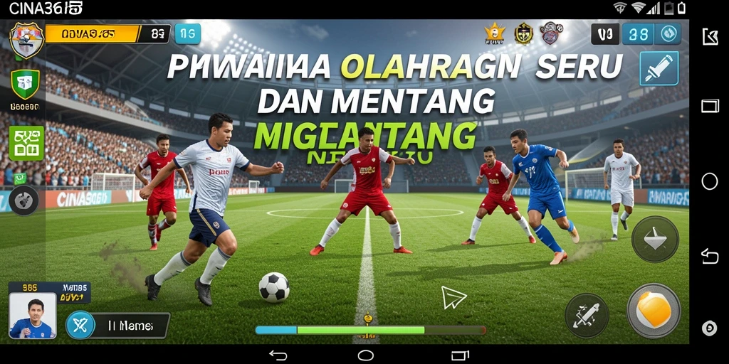 Tampilan pertandingan seru di CINA365 dengan grafik tinggi.