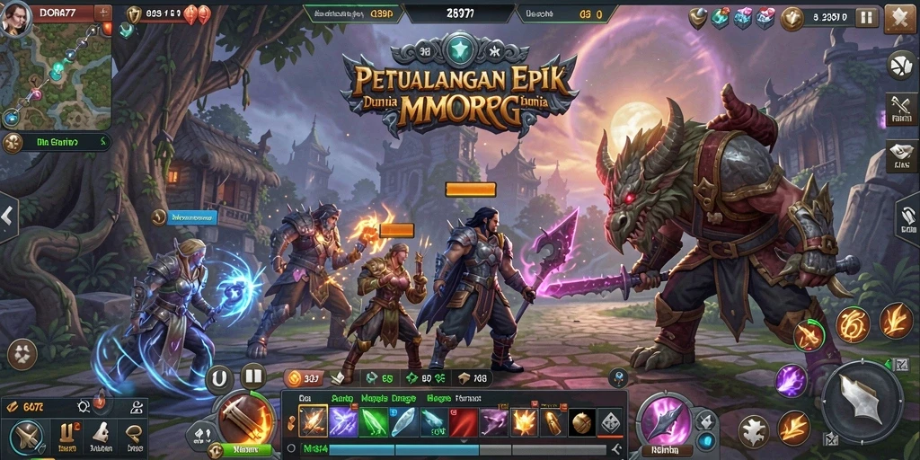 Gameplay seru DORA77 dengan grafis menawan dan pertempuran epik.