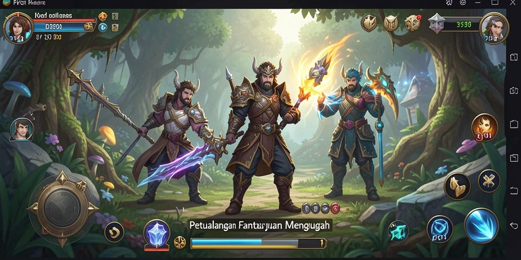 Tampilan gameplay RPG yang mendebarkan dari DY01.