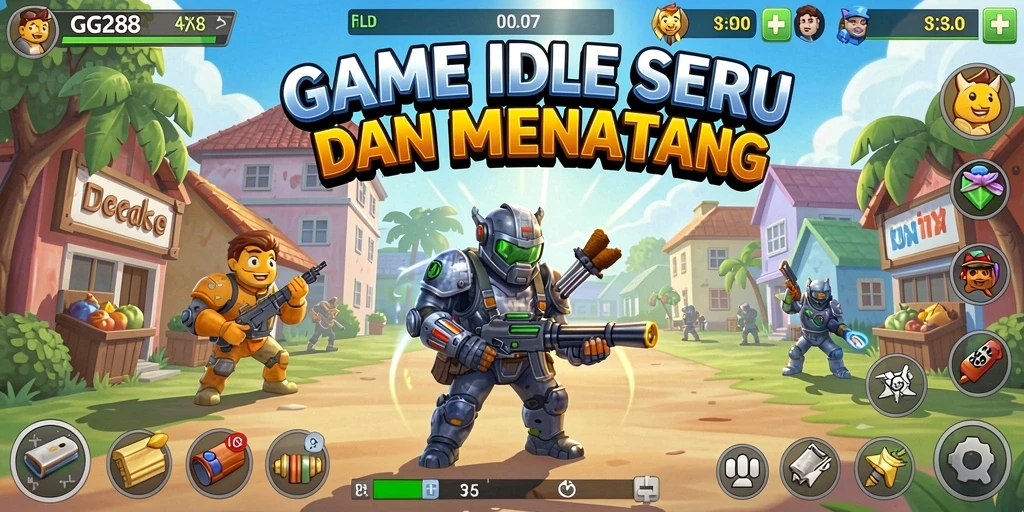 Tampilan gameplay GG288 yang menarik dan penuh warna.