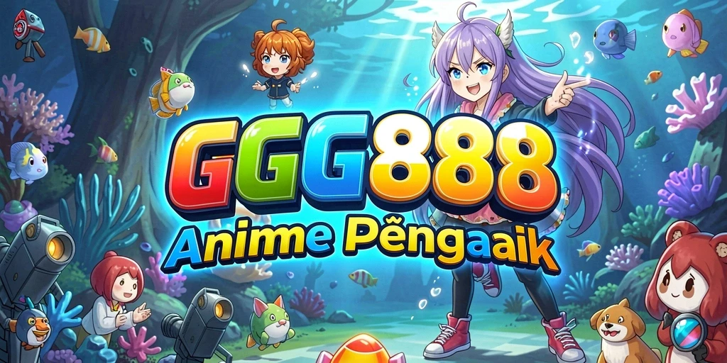 Tangkapan layar GGG888 menampilkan aksi seru dari karakter Anime.