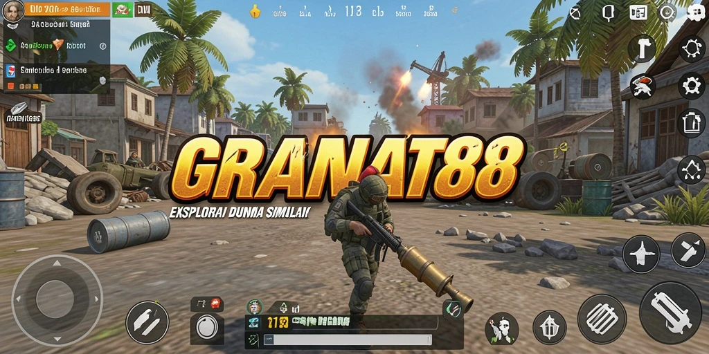 Screenshot utama GRANAT88 menampilkan gameplay interaktif dan kreatif dalam simulasi.