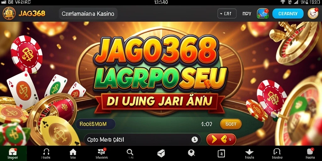 Tampilan menarik gameplay Kasino di JAGO368 dengan suasana menegangkan.