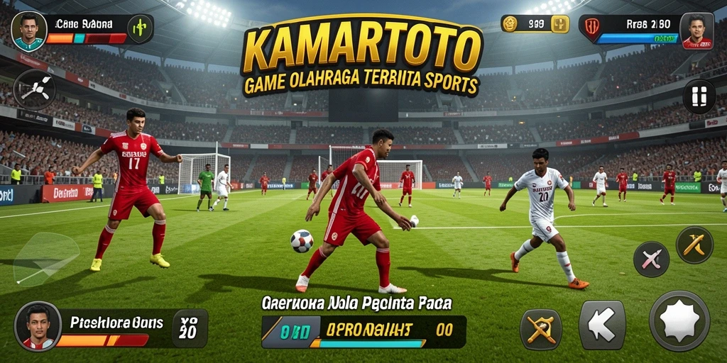 Gameplay seru dalam KAMARTOTO dengan banyak pilihan olahraga.