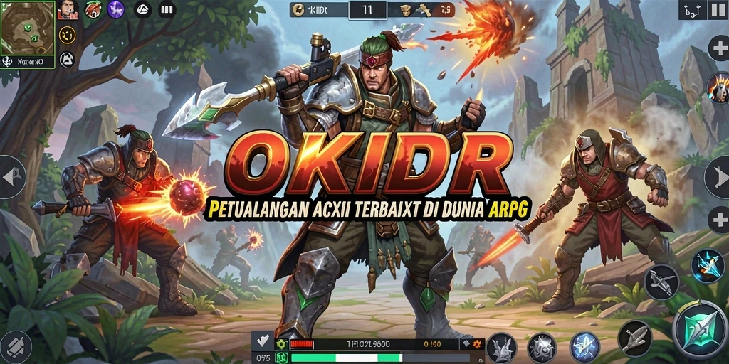 Gameplay menarik OKIDR dengan aksi seru dalam dunia fantastis.