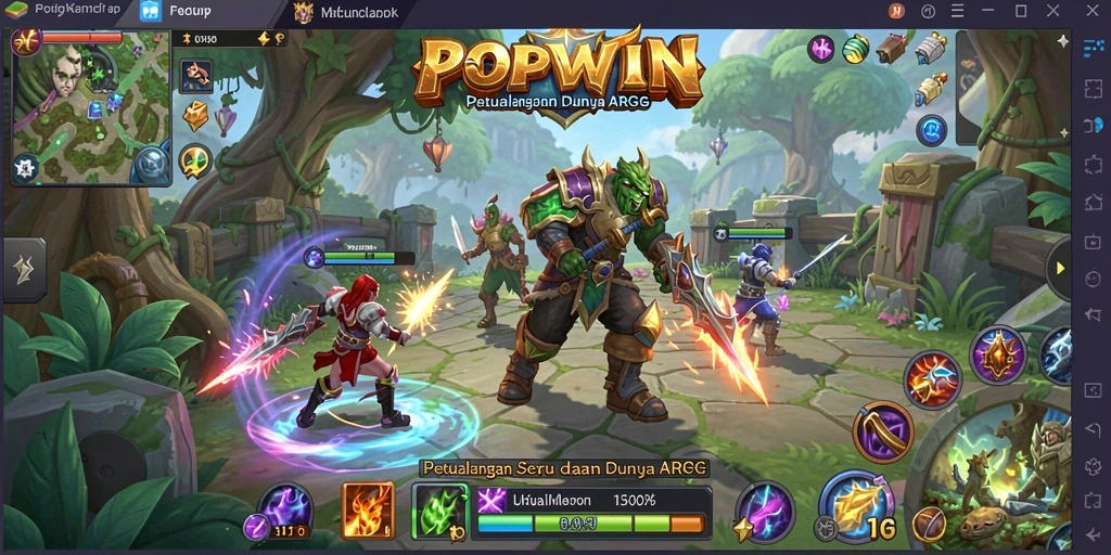 Screenshot gameplay menarik dari <strong>POPWIN</strong> dengan aksi seru dan visual menawan.
