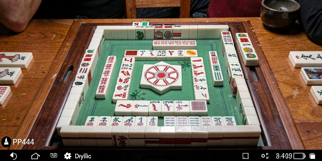 Screenshot gameplay PP444 yang menunjukkan serunya permainan Mahjong.