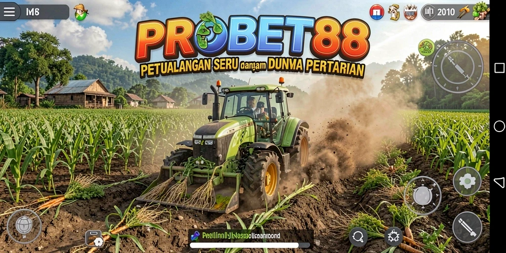 Tampilan gameplay seru dari PROBET88 dalam bertani dan berinteraksi.