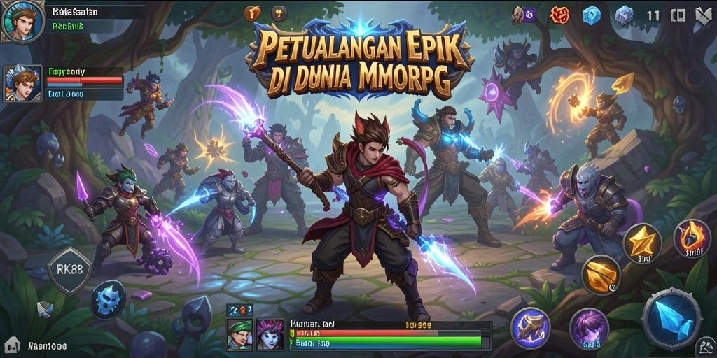 Tampilan gameplay RK88 yang mengesankan dan penuh aksi.