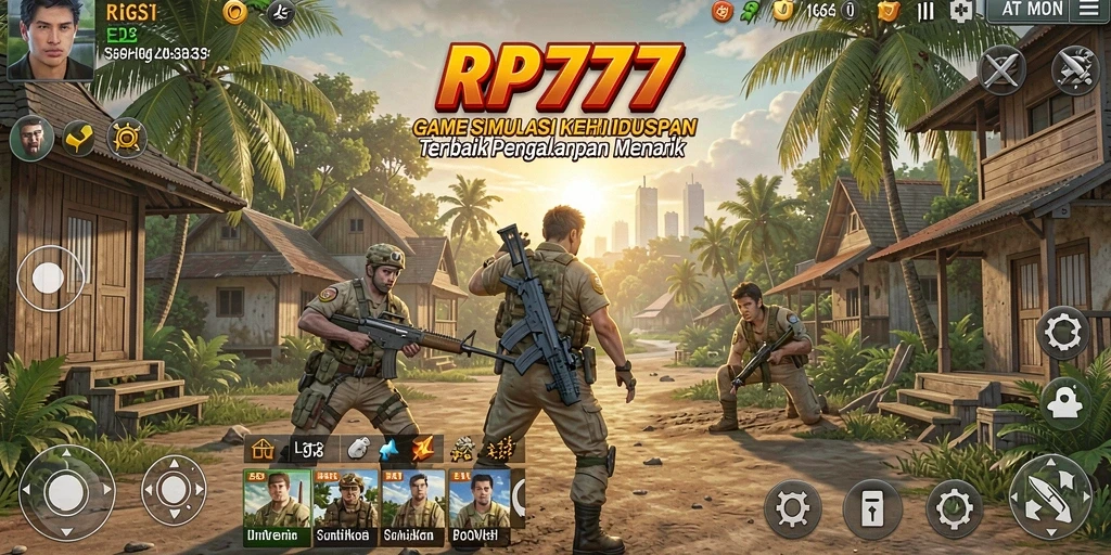 Tampilan gameplay <strong>RP777</strong> yang menawan dan realistis dalam dunia simulasi.