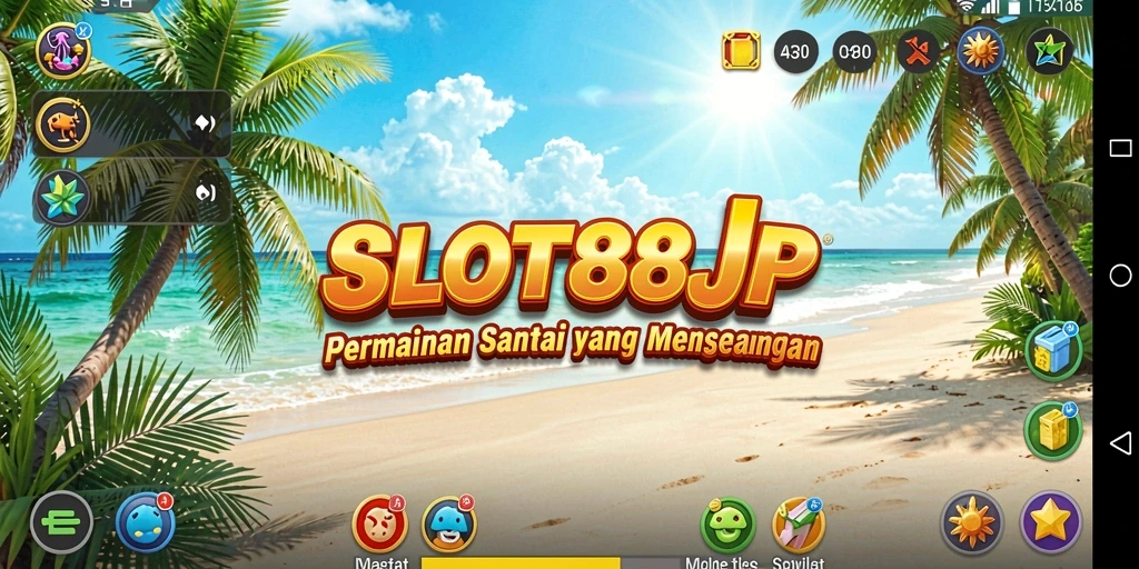 Tampilan gameplay SLOT88JP yang menarik dan penuh warna.