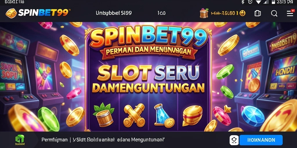 Tampilan gameplay menarik dari SPINBET99 dengan berbagai fitur Slot.