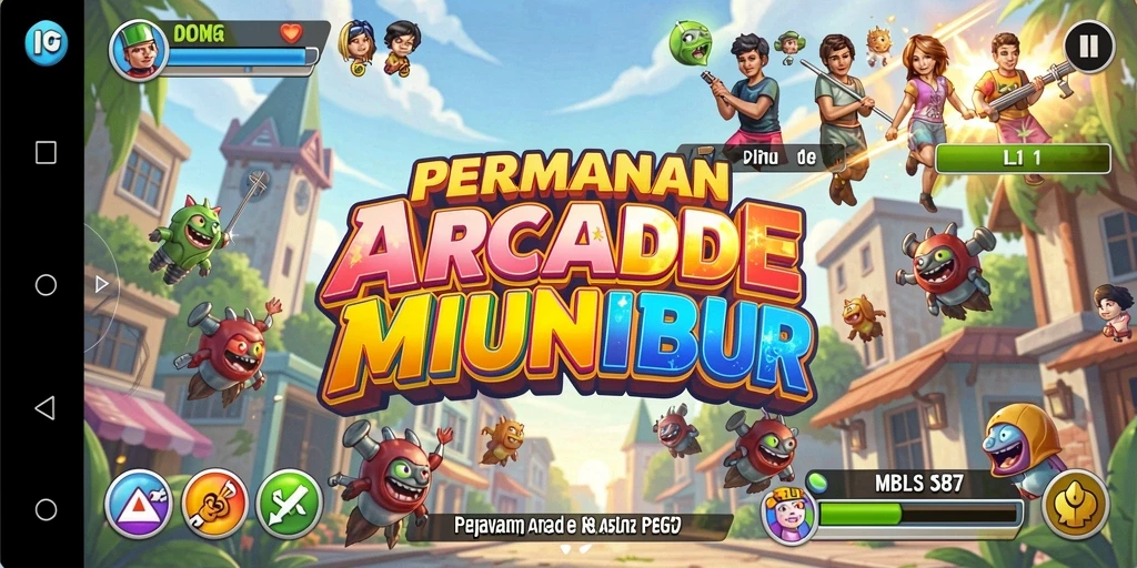 Screenshot gameplay V87 yang seru dan penuh aksi.