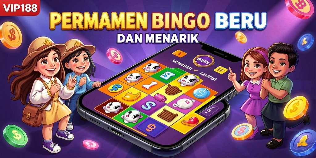 Tampilan menarik saat bermain Bingo di VIP188.